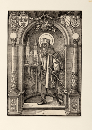 Lot 5066, Auction  117, Dürer, Albrecht, Der hl. Sebaldus in der Nische