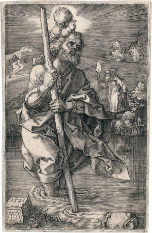 Lot 5073, Auction  117, Dürer, Albrecht, Der hl. Christophorus