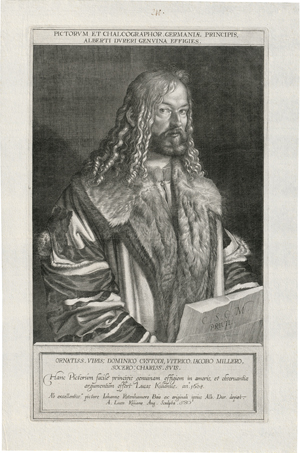 Lot 5111, Auction  117, Kilian, Lucas, Bildnis Albrecht Dürers in halber Figur