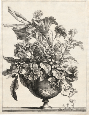 Lot 5142, Auction  117, Monnoyer, Jean-Baptiste, Blumenbouquet mit Lilien in einer Vase