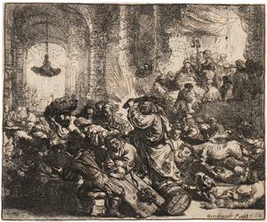 Lot 5163, Auction  117, Rembrandt Harmensz. van Rijn, Die Vertreibung aus dem Tempel