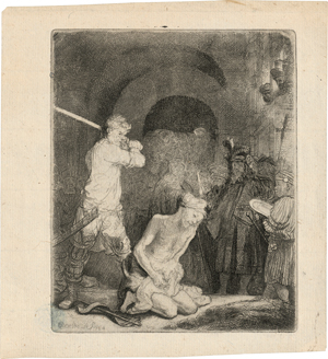 Lot 5166, Auction  117, Rembrandt Harmensz. van Rijn, Die Enthauptung Johannes des Täufers