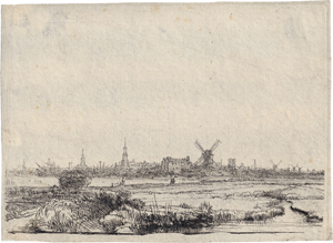 Lot 5173, Auction  117, Rembrandt Harmensz. van Rijn, Ansicht von Amsterdam