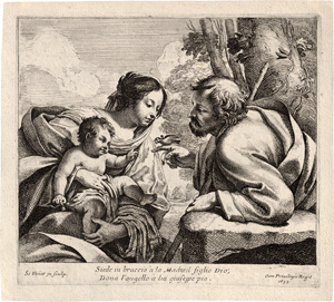 Lot 5218, Auction  117, Vouet, Simon, Die Heilige Familie mit dem Vogel