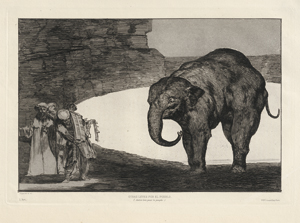 Lot 5261, Auction  117, Goya, Francisco de, Disparate de Bestia