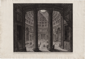 Lot 5288, Auction  117, Piranesi, Giovanni Battista, Veduta interna del Pantheon