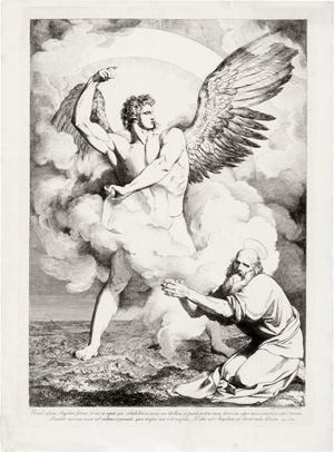 Lot 5376, Auction  117, Sabatelli, Luigi, Der Engel der Apokalypse erscheint dem hl. Johannes