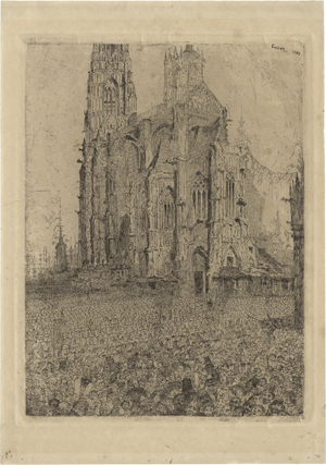 Lot 5390, Auction  117, Ensor, James, La Cathedrale