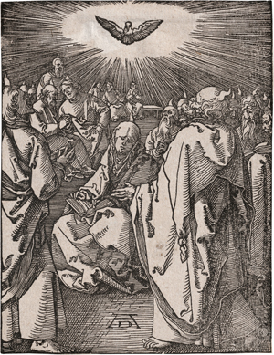 Lot 5487, Auction  117, Dürer, Albrecht, Sendung des heiligen Geistes