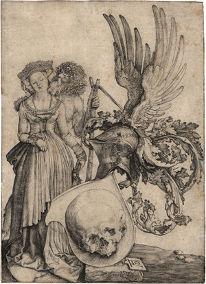 Lot 5497, Auction  117, Dürer, Albrecht, Wappen mit dem Totenkopf