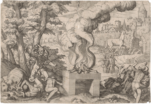Lot 5504, Auction  117, Fontana, Giovanni Battista, Das trojanische Pferd
