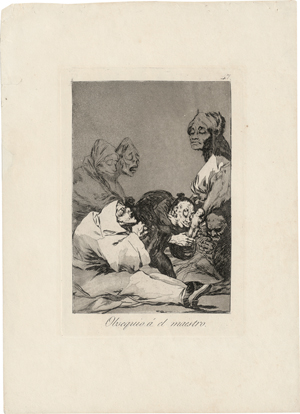Lot 5519, Auction  117, Goya, Francisco de, Obsequio á el maetsro