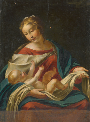 Lot 6014, Auction  117, Blanchard, Jacques - Werkstatt, La Vierge à l'Enfant (Madonna mit Kind)