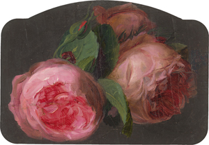 Lot 6107, Auction  117, Küss, Ferdinand, Studie drei gefüllter Rosenblüten