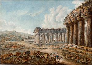 Lot 6623, Auction  117, Tomman, J. F., "Les trois Temples à Pestum": Paestum