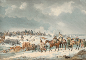 Lot 6735, Auction  117, Adam, Albrecht, Der Rückzug von Napoleons Grand Armée aus Moskau