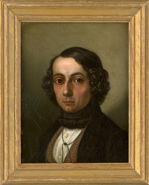 Lot 6937, Auction  117, Grünler, Ehregott, Bildnis eines jungen Mannes mit schwarzer Halsbinde