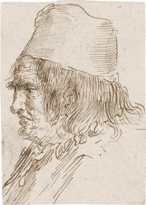 Lot 6968, Auction  117, Novelli, Pietro Antonio, Bildnis eines Mannes im Profil mit Hut