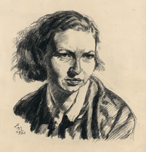 Lot 8409, Auction  117, Meidner, Ludwig, Portrait einer jungen Frau