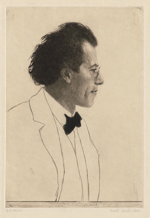 Lot 8447, Auction  117, Orlik, Emil, Der Komponist Gustav Mahler