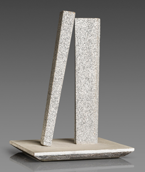 Lot 8459, Auction  117, Peters, Herbert, Modell für Zwei monolithische Granitpfeiler