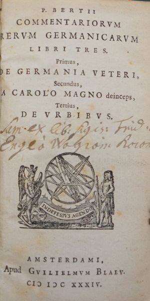 Lot 154, Auction  118, Bertius, Petrus, Commentariorum rerum Germanicarum libri tres