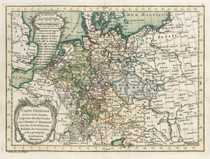 Lot 161, Auction  118, Courtalon, Jean-Baptiste, Atlas élémentaire de l'empire d'Allemagne