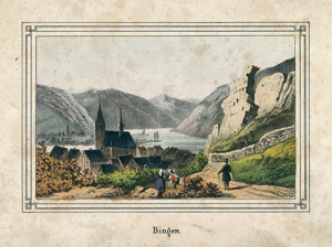 Lot 207, Auction  118, Souvenir du Rhin, Album mit 12 kolor. lithograph. Ansichten