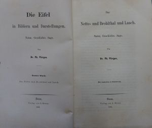 Lot 218, Auction  118, Wirtgen, Philipp, Die Eifel in Bildern und Darstellungen. Natur, Geschichte, Sage. 