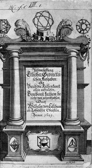Lot 359, Auction  118, Lohausen, Wilhelm von Calchum, Zusamfassung etlicher geometrischen Aufgaben