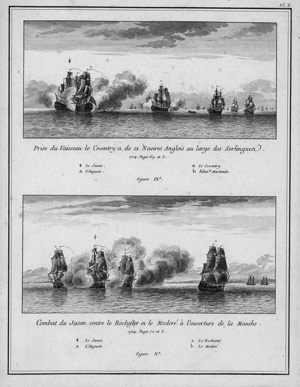 Lot 434, Auction  118, Ozanne, Nicolas-Marie, Recueil des combats de Duguay-Trouin