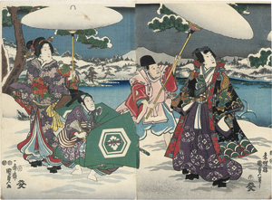 Lot 448, Auction  118, Kunisada, Utagawa, Bijin-ga. Insgesamt 37 Blätter (darunter 11 vollständige Triptychen), 