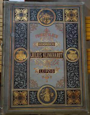 Lot 575, Auction  118, Klinkhardt, Julius, Proben-Album
