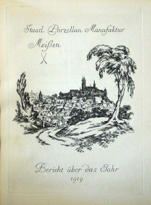 Lot 590, Auction  118, Pfeiffer, Max Adolf, Berichte aus der Staatlichen Porzellan Manufaktur Meissen