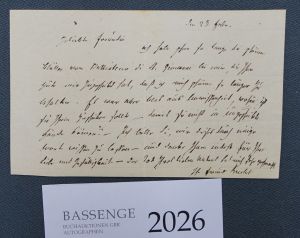 Lot 2026, Auction  118, Knebel, Karl Ludwig von, 2 Briefe