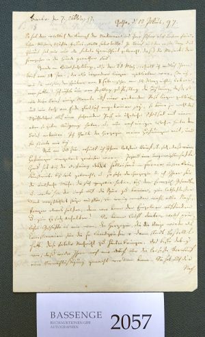 Lot 2057, Auction  118, Schlichtegroll, Friedrich von, Brief 1797
