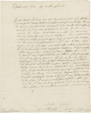 Lot 2066, Auction  118, Unger, Friederike, Brief 1810 an Göschen