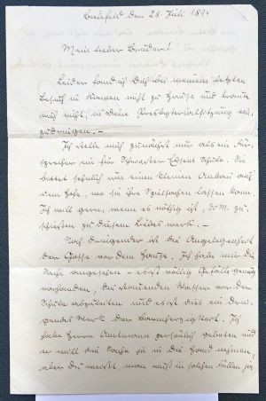 Lot 2073, Auction  118, Bodelschwingh, Friedrich von, Brief 1894