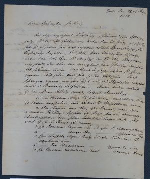 Lot 2109, Auction  118, Sprengel, Curt, Brief 1828 an Ludwig Reichenbach
