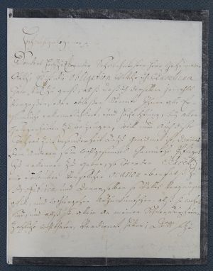 Lot 2122, Auction  118, Sophie Christiane, Markgräfin von Brandenburg, Brief 1709 + Beigaben