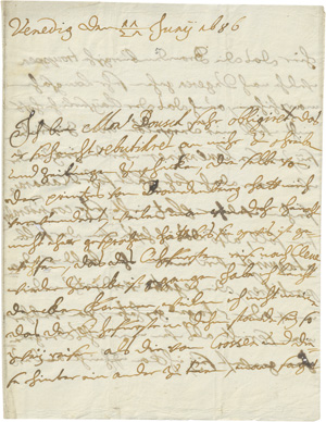 Lot 2136, Auction  118, Georg Ludwig, Kurfürst von Hannover, 5 eigenhändige Briefe