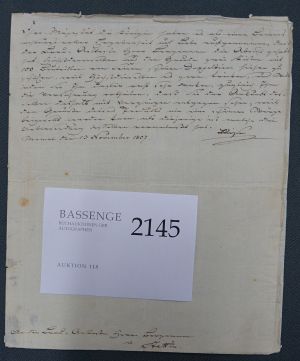 Lot 2145, Auction  118, Luise, Königin von Preußen, Brief 1807