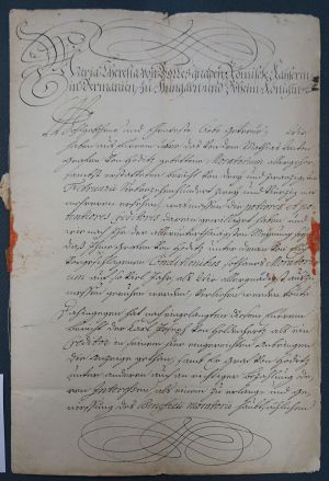 Lot 2151, Auction  118, Maria Theresia, röm.-dt. Kaiserin, Brief 1746