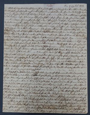 Lot 2191, Auction  118, Keller, Heinrich, Brief 1808 aus Rom