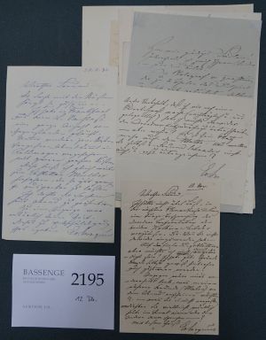 Lot 2195, Auction  118, Magnus, Eduard, 11 Briefe