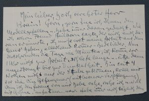 Lot 2204, Auction  118, Zille, Heinrich, Brief an Willibald Krain