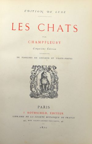 Lot 2312, Auction  118, Champfleury, Jules, Les chats