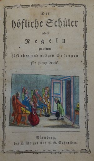 Lot 2449, Auction  118, Voit, Johann Peter, Der höfliche Schüler 