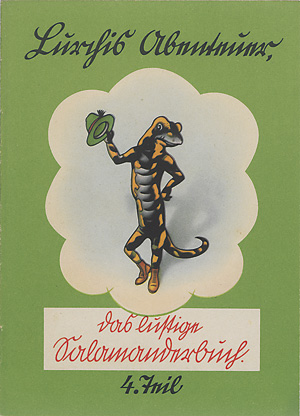 Lot 2509a, Auction  118, Lurchis Abenteuer, Das lustige Salamanderbuch. Hefte II-V