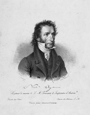Lot 2832, Auction  118, Kriehuber, Josef, Nicolò Paganini. Virtuose di camera di S. M. Francesco I. 